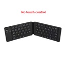 Teclado plegable inalámbrico Bluetooth 2 Pliegues
