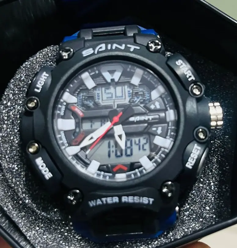 Reloj Deportivo Doble Hora Saint 8053