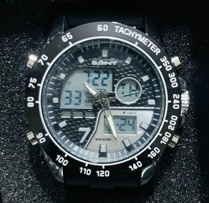 Reloj Pulso Goma 2 Horas Saint 2106
