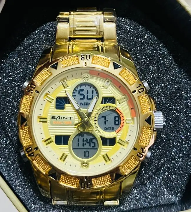 Reloj Pulso Metalico 2 Horas Saint SL-6056