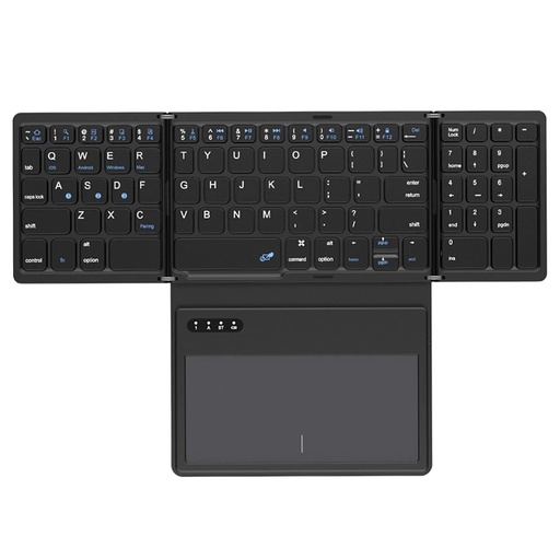Teclado Bluetooth plegable con Panel Tactil BOW