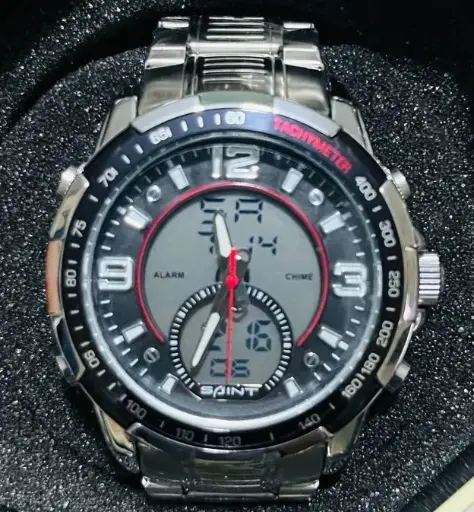 Reloj Pulso Metalico 2 Horas Saint SL-6056